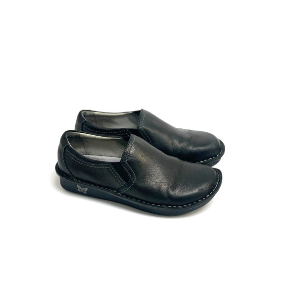 Alegria Shoes - Alegria Brook Upgrade BRO 161 Black Womens Size EU 38 US 8 8.5 Leather Slip On